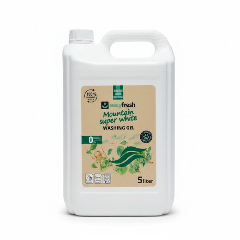 Easy Fresh mosógél, Mountain Super White, 5l