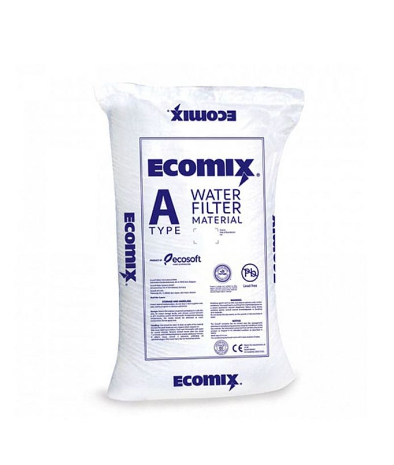 Ecomix-A lágyító, ammónia-, vas- mangánmentesítő szűrőtöltet 12 liter (zsákos)