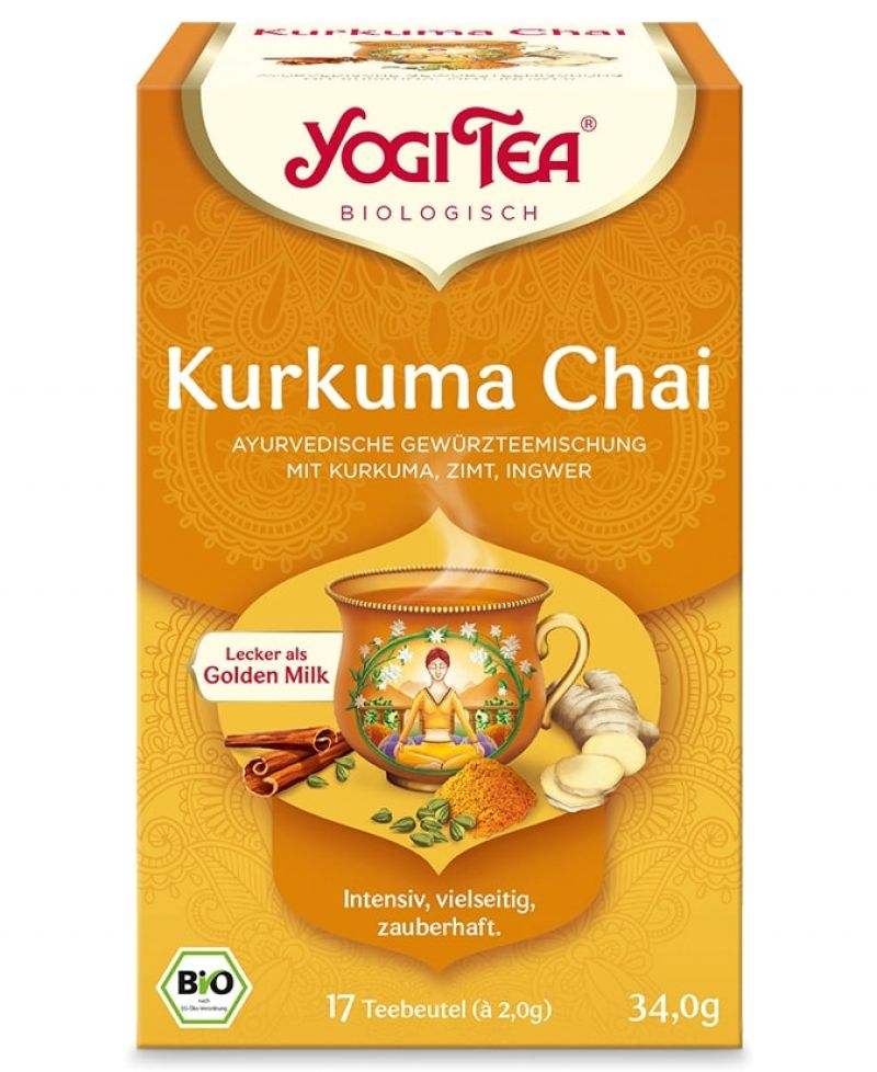 Yogi Tea Kurkumás chai bio 17 db