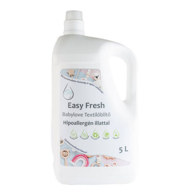 Easy Fresh - Nanofresh öblítő, BabyLove, hipoallergén illattal, 5l