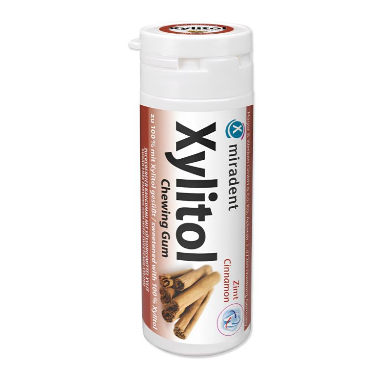 Miradent Xylitol rágógumi fahéj 30 db