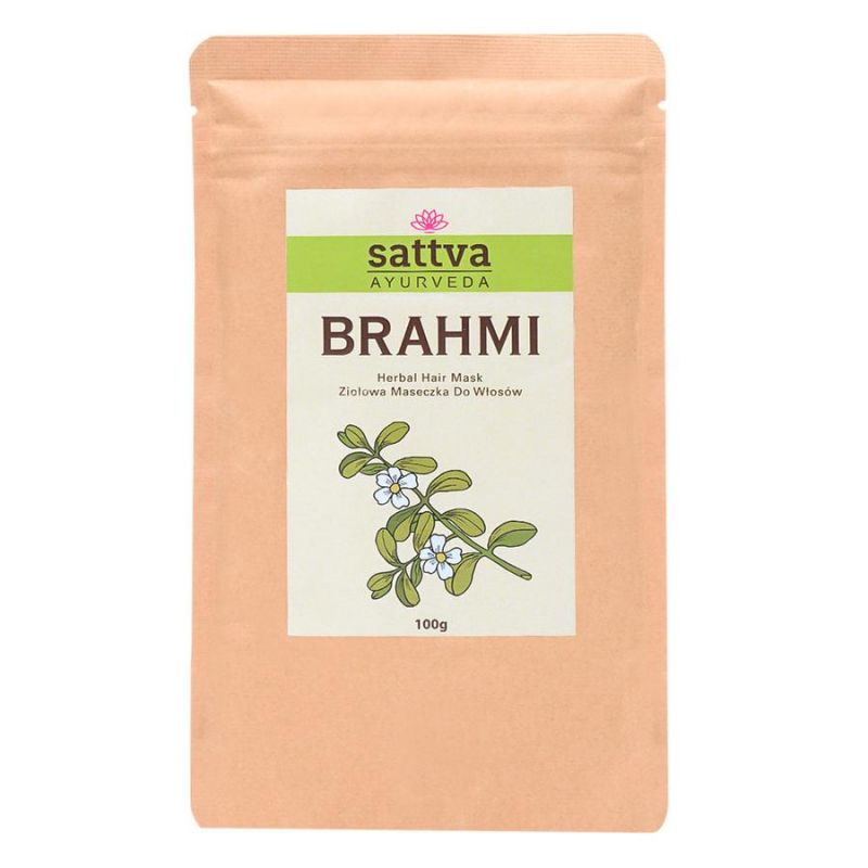 Gyógynövényes hajpakolás - Brahmi 100g - Sattva Ayurveda