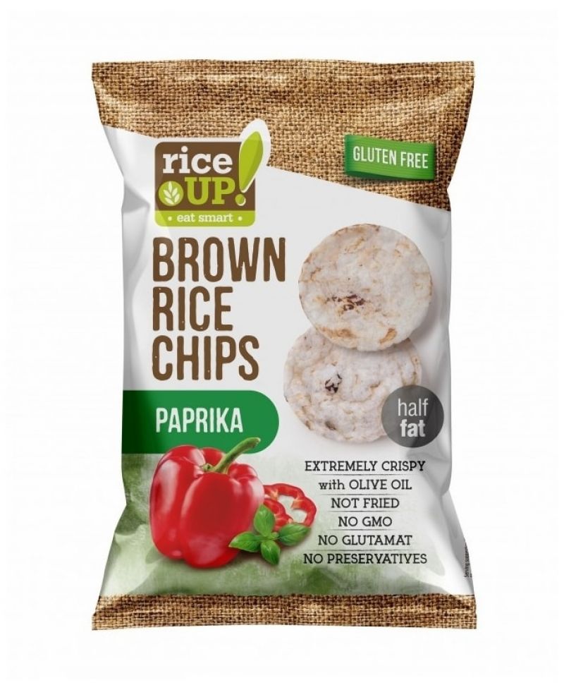 Rice Up Paprikás Rizs Chips 60 g