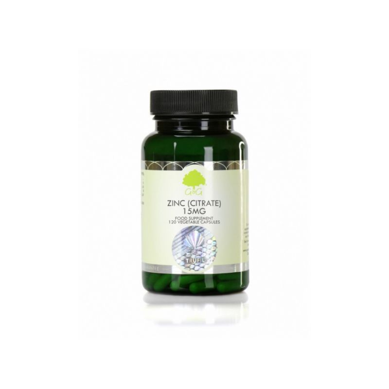 Cink Citrát 15mg 120 kapszula - G&G