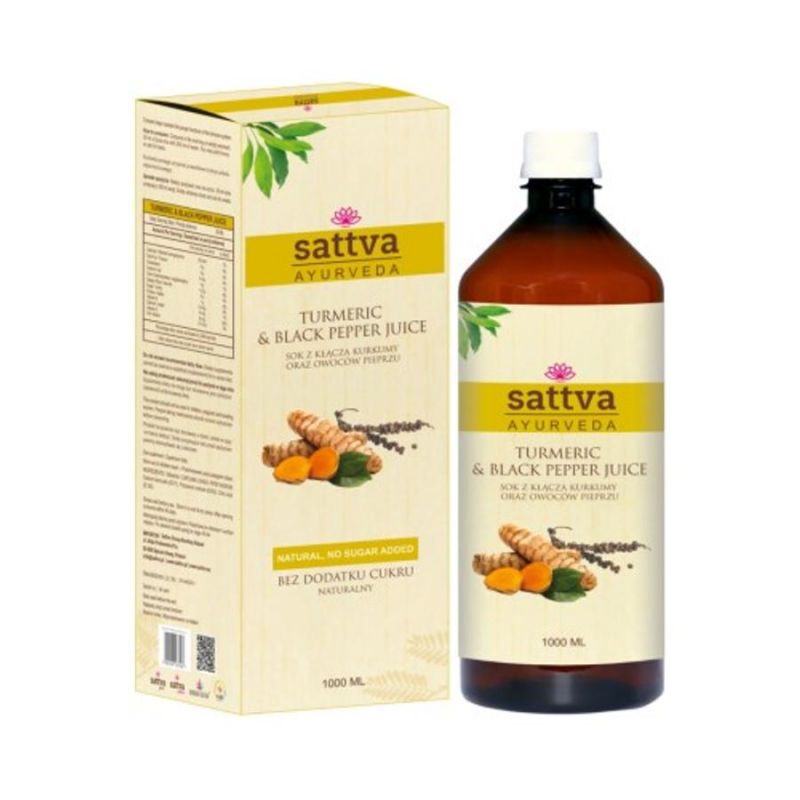 Kurkuma és Feketebors Juice 1l - Sattva Ayurveda