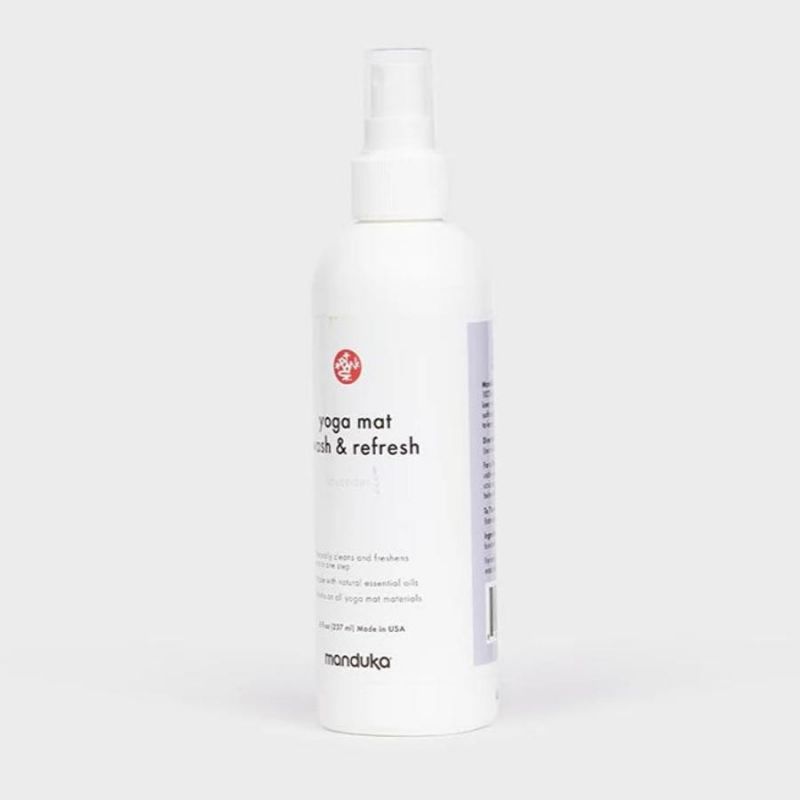 Jógaszőnyeg tisztító spray WASH & REFRESH - Lavender - Manduka