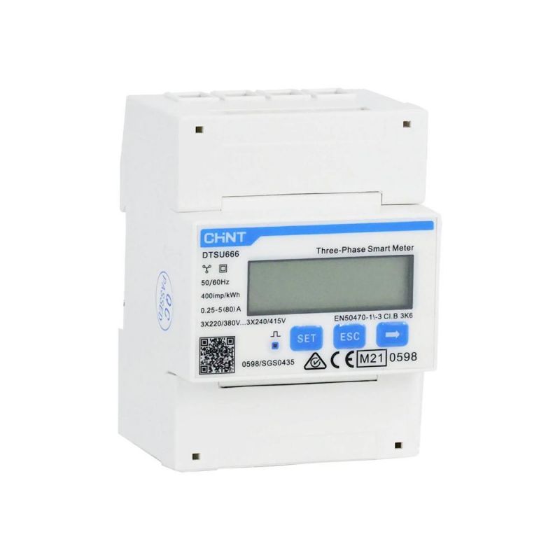 SolaX Chint 3 fázisú árammérő 80A Solax hibrid inverterekhez (DTSU666-D)