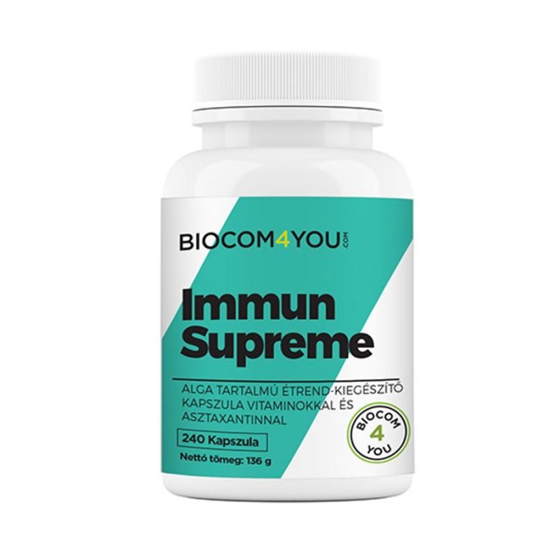 Immun Supreme 240 kapszula (alga komplex készítmény) - Biocom