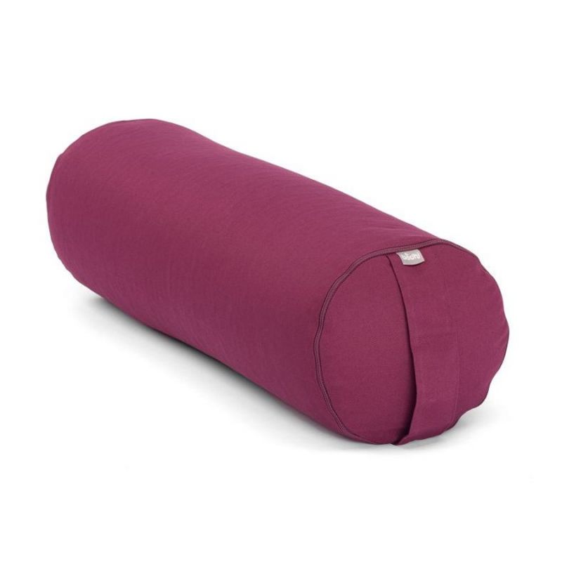 Bolster ECO hengerpárna tönköly töltettel - Aubergine - Bodhi