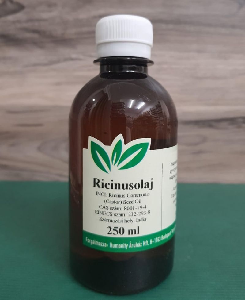 Humanity Ricinusolaj gyógyszerkönyvi tisztaságú 250 ml