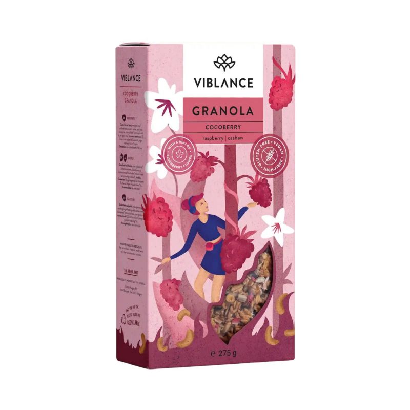 Viblance Granola Cocoberry Málna-Kesu 275 g