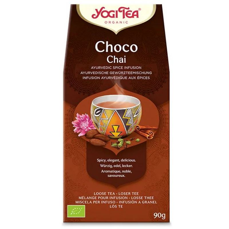 Csokoládés szálas chai bio tea - Yogi Tea