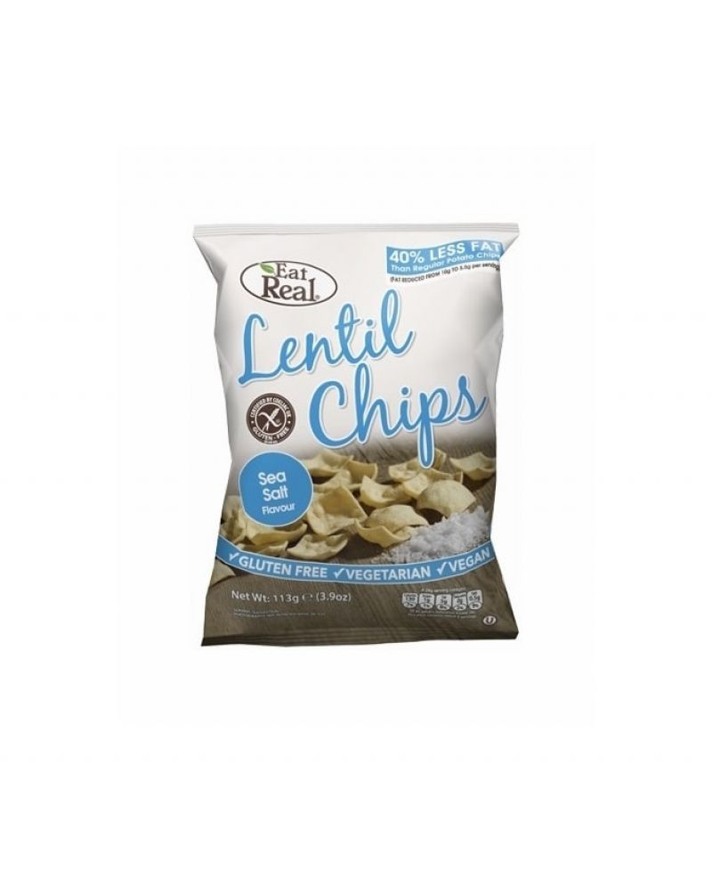 Eat Real Lencse Chips Tengeri Sóval 40 g