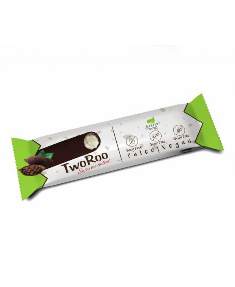 Health Market TwoRoo Citrom-vanília ízű szelet étcsokoládés 30 g