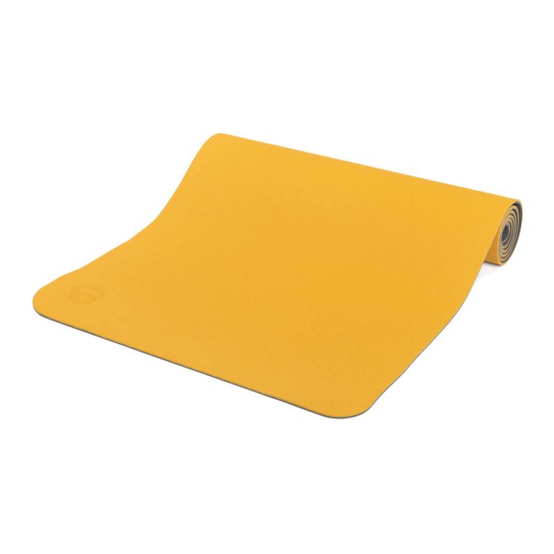 Lotus Pro jógaszőnyeg - Yellow/Grey- Bodhi