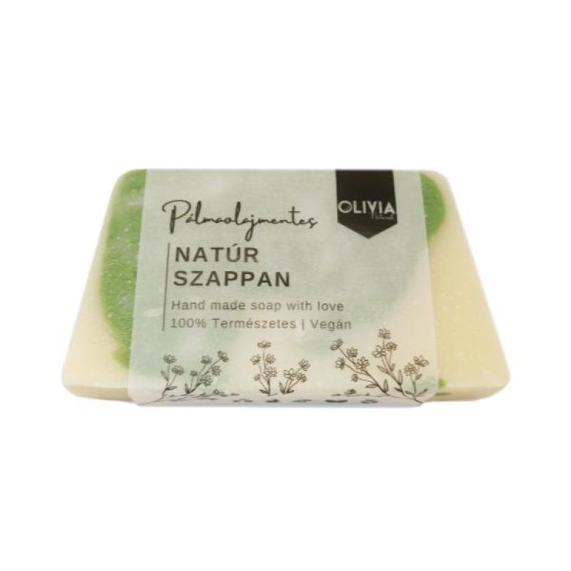 Olivia Natural pálmaolajmentes natúr szappan, avokádó, eukaliptusz olajjal, 120g