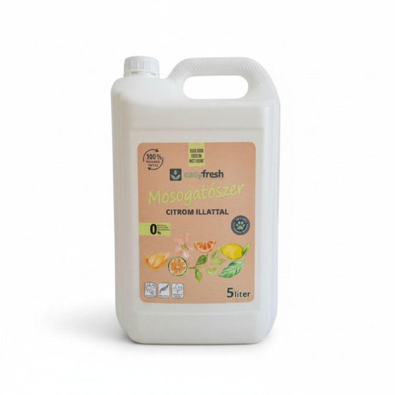 Easy Fresh kézi mosogatószer, citrom, 5l