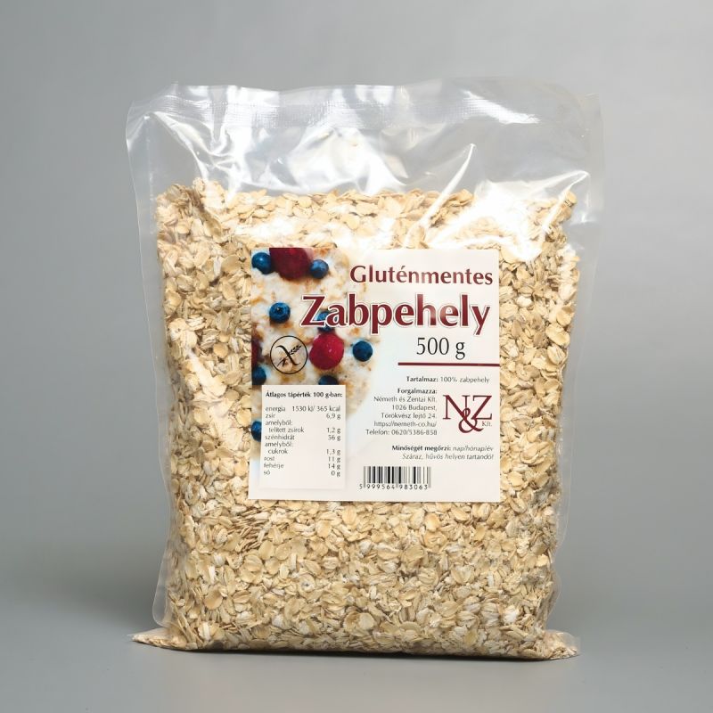 N&Z Gluténmentes Zabpehely 500 g