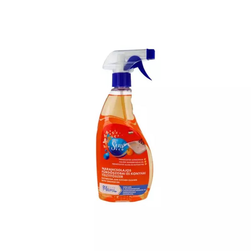 SensEco narancsolajos fürdőszobai és konyhai tisztítószer, 500ml
