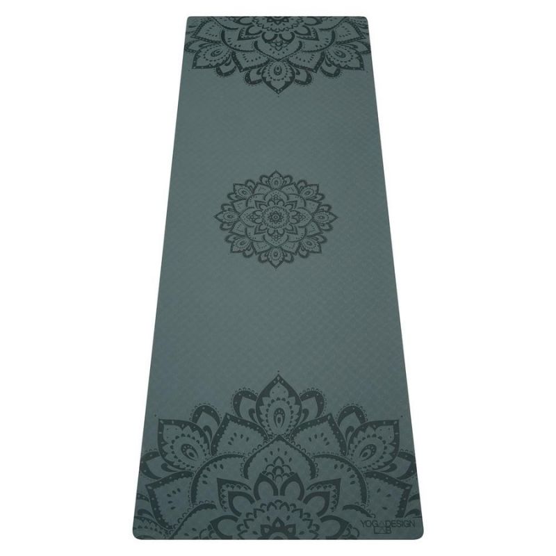Jógaszőnyeg Flow Mat - Pure Mandala Charcoal / YogaDesignLab