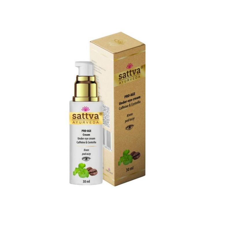 Pro-Age szemkörnyékápoló krém - Koffein és Centella - 30 ml - Sattva Ayurveda