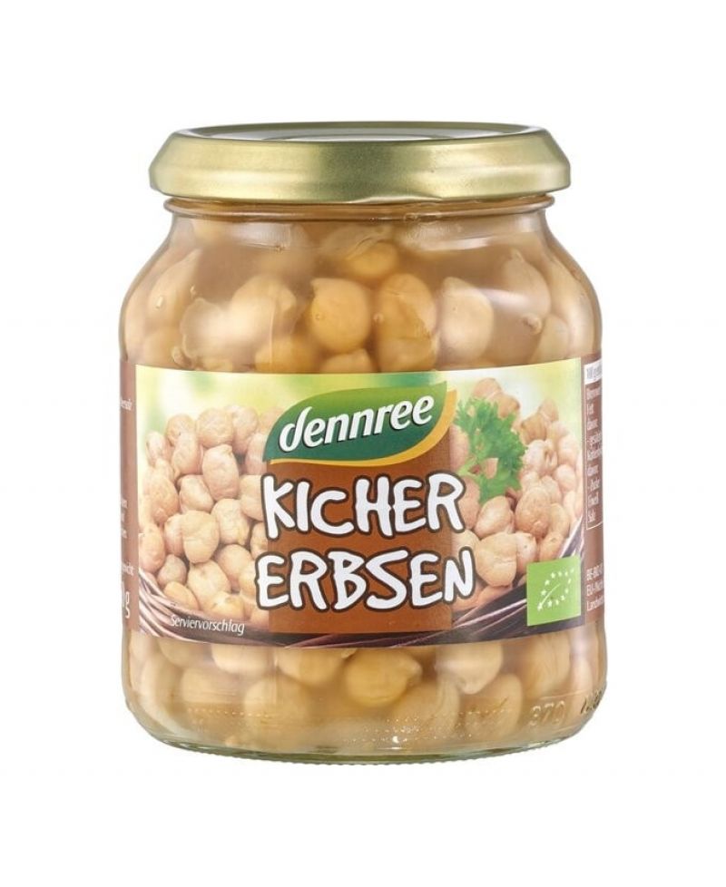 Dennree Csicseriborsó üveges bio 350 g