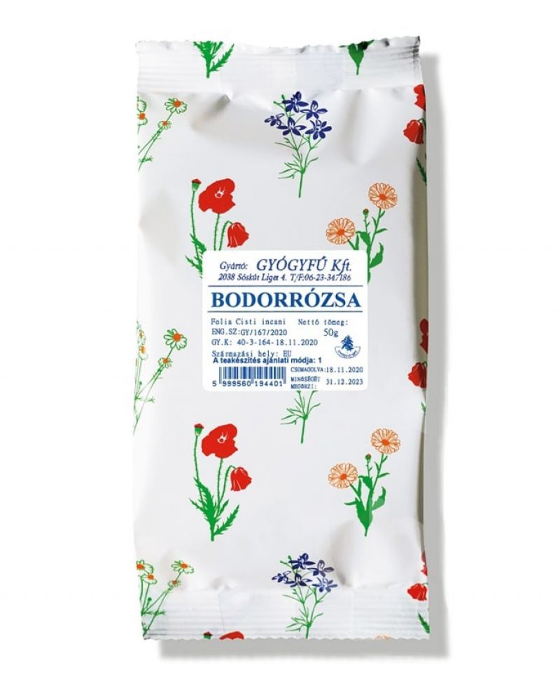 Gyógyfű Bodorrózsa teakeverék 50 g