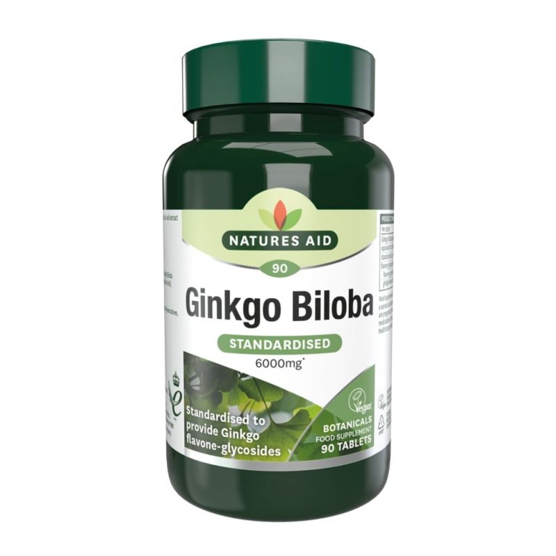 Natures Aid Ginkgo Biloba 6000 mg 90 db