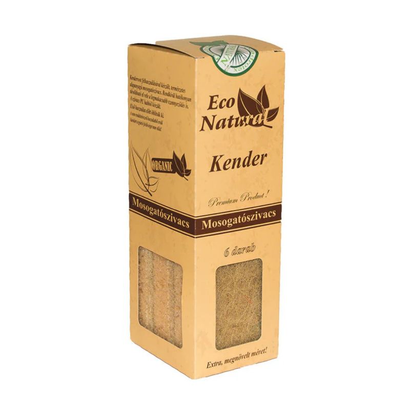 Bio Natural Kender Szivacs 6 db