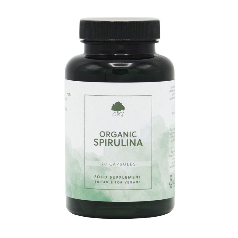 Spirulina alga 500mg 120 kapszula – G&G