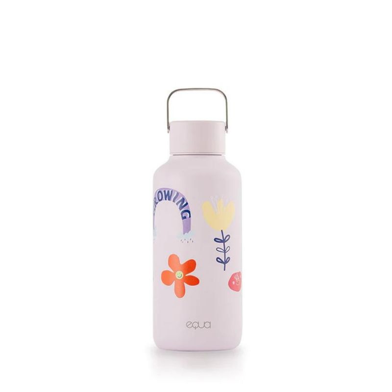 Timeless acélkulacs 600ml - Flower Power - Equa