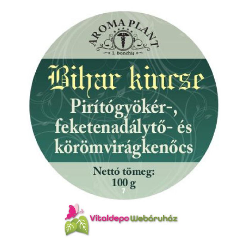 Pirítógyökér-, fekete nadálytő- és körömvirág kenőcs (100 gramm)