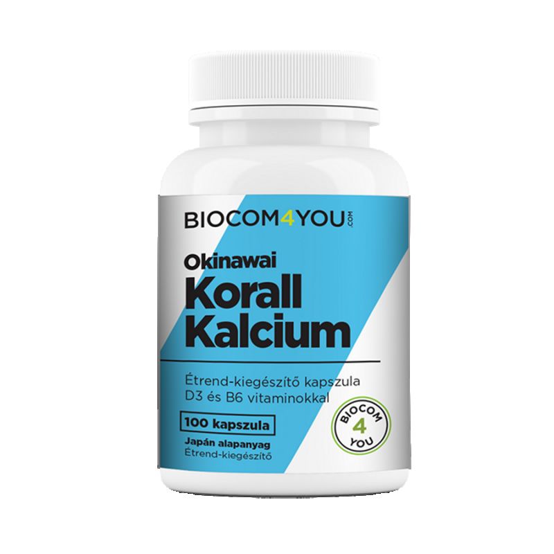 Okinawai Korall Kalcium kapszula 100 db - Biocom