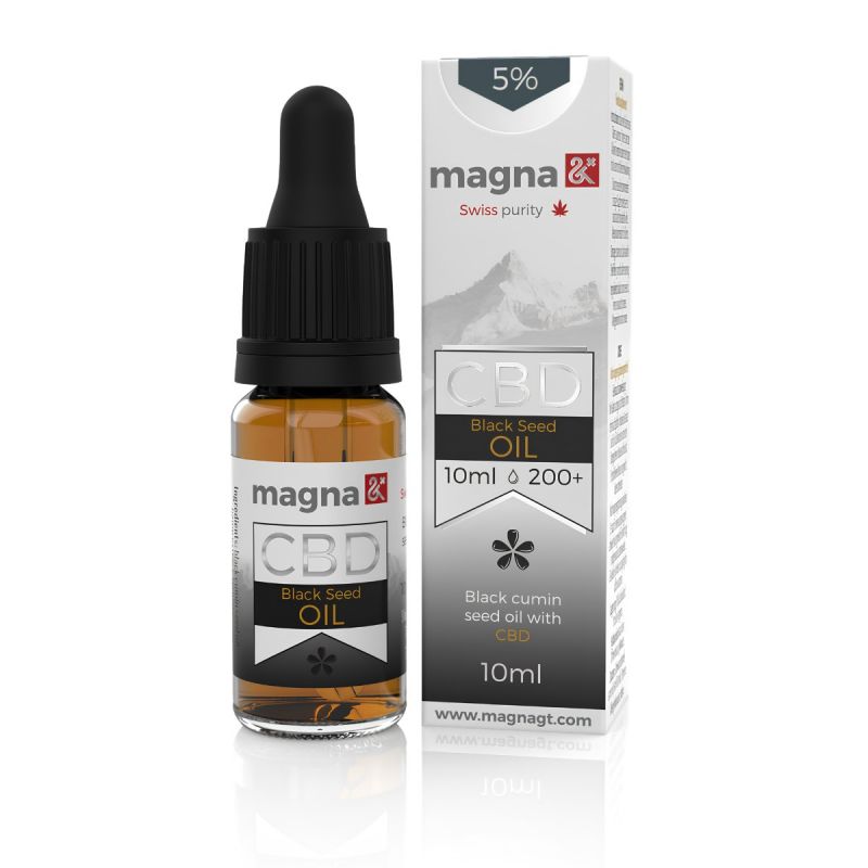 Magna GT CBD olaj 5% Feketeköménymag olajban 10 ml