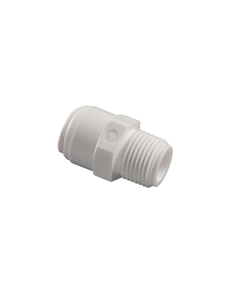 Külsőmenetes egyenes bekötő-idom 3/8″x1/2″, Quick