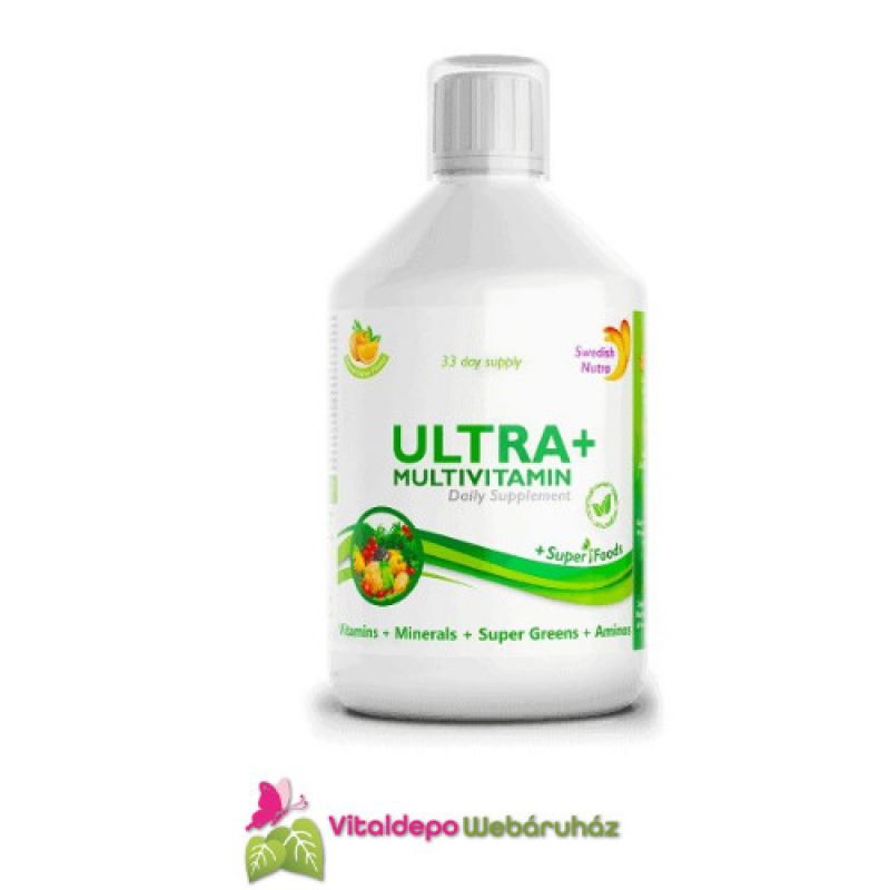 Swedish Nutra ULTRA+ folyékony multivitamin