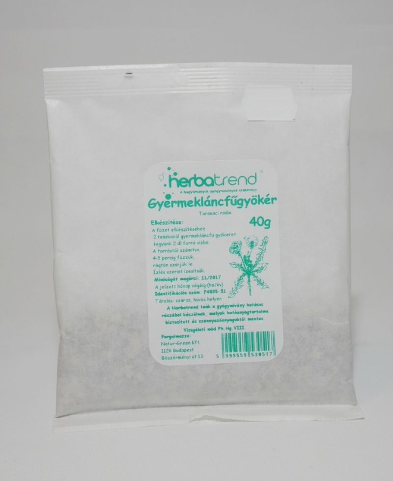 Herbatrend Szálas Zacskós Gyermekláncfűgyökér tea 40 g
