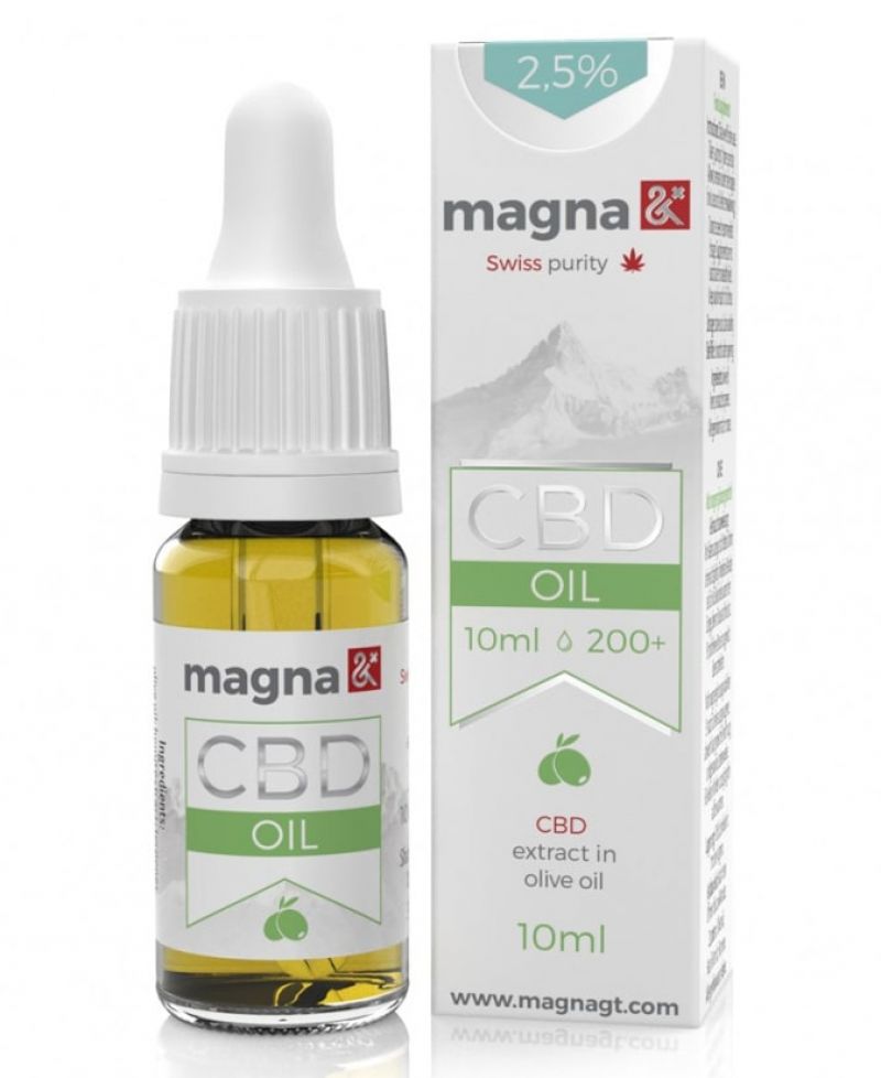 Magna GT CBD olaj 2,5% olívaolajban 10 ml