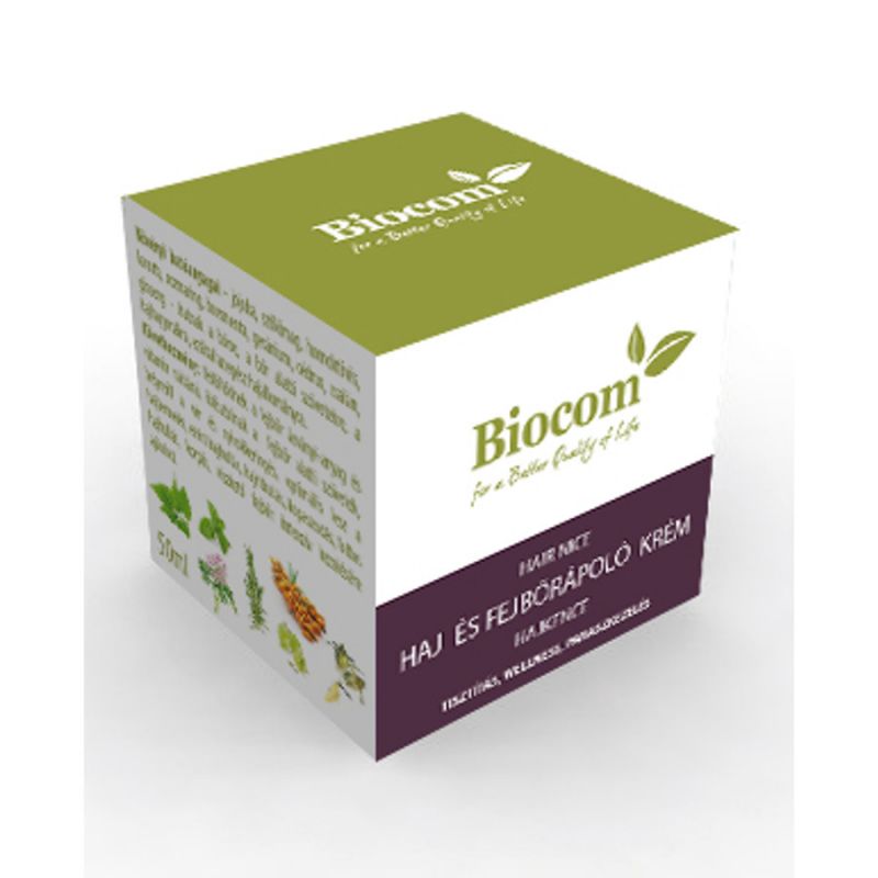 Haj és Fejbőrápoló Krém 50 ml - Biocom