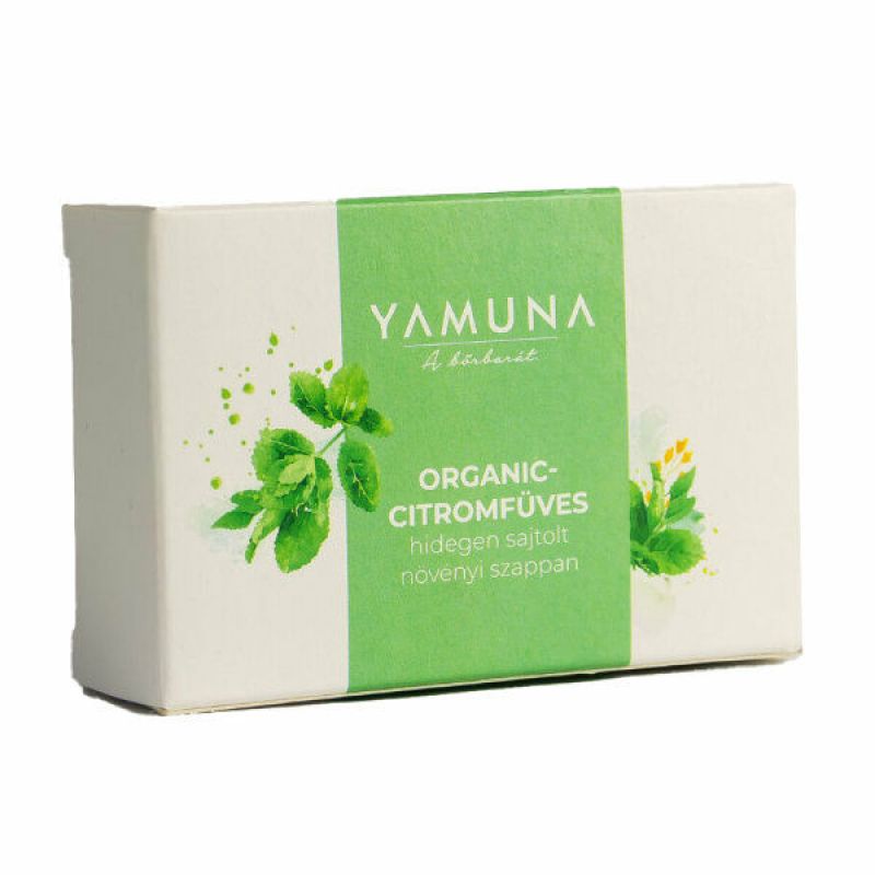 Yamuna hidegen sajtolt növényi szappan, organik-citromfüves, 100g