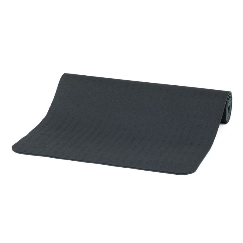 Lotus Pro jógaszőnyeg - Black/Silver Grey - Bodhi