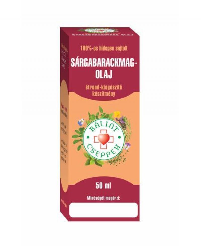 Bálint Cseppek Sárgabarackmag-olaj 50 ml