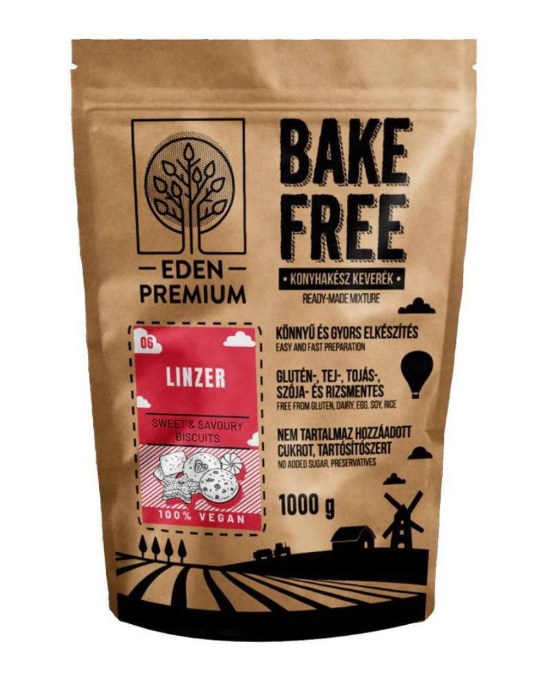 Éden Prémium Bake-Free Linzer Lisztkeverék 1000 g
