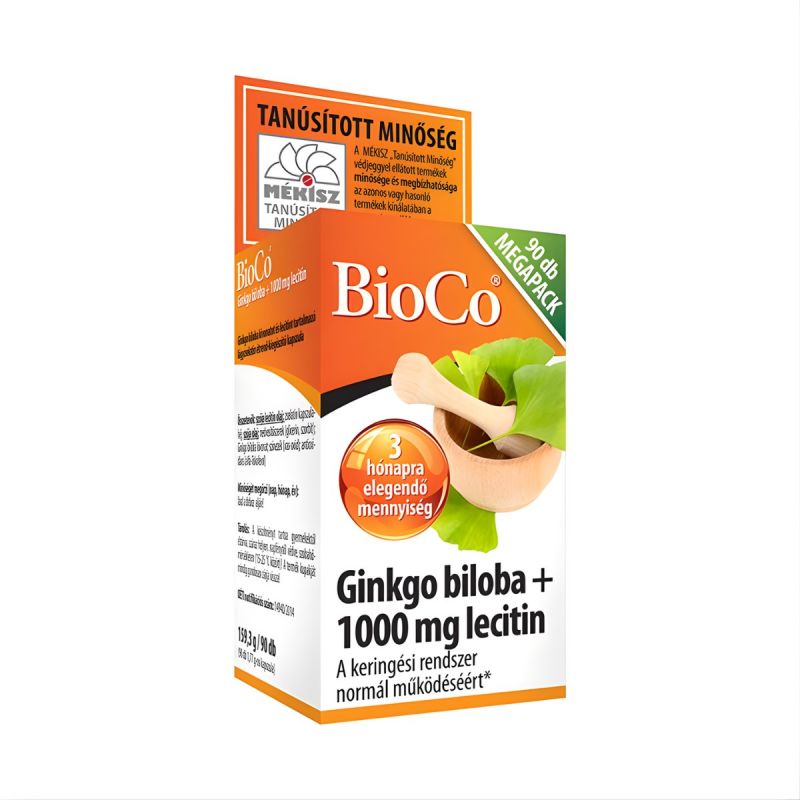BioCo Ginkgo Biloba + 1000 mg Lecitin Megapack 90 db
