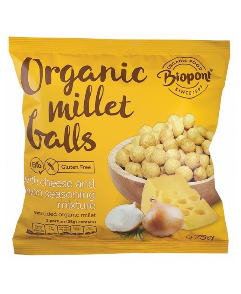Biopont Sajtos-Hagymás Kölesgolyó 75 g