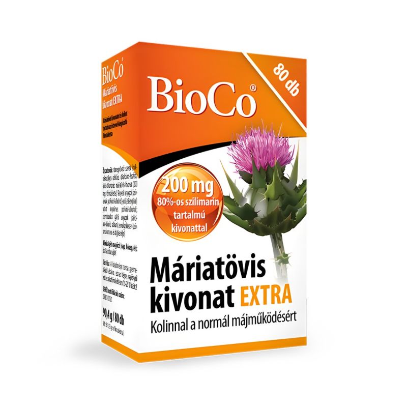 BioCo Máriatövis extra tabletta 80 db