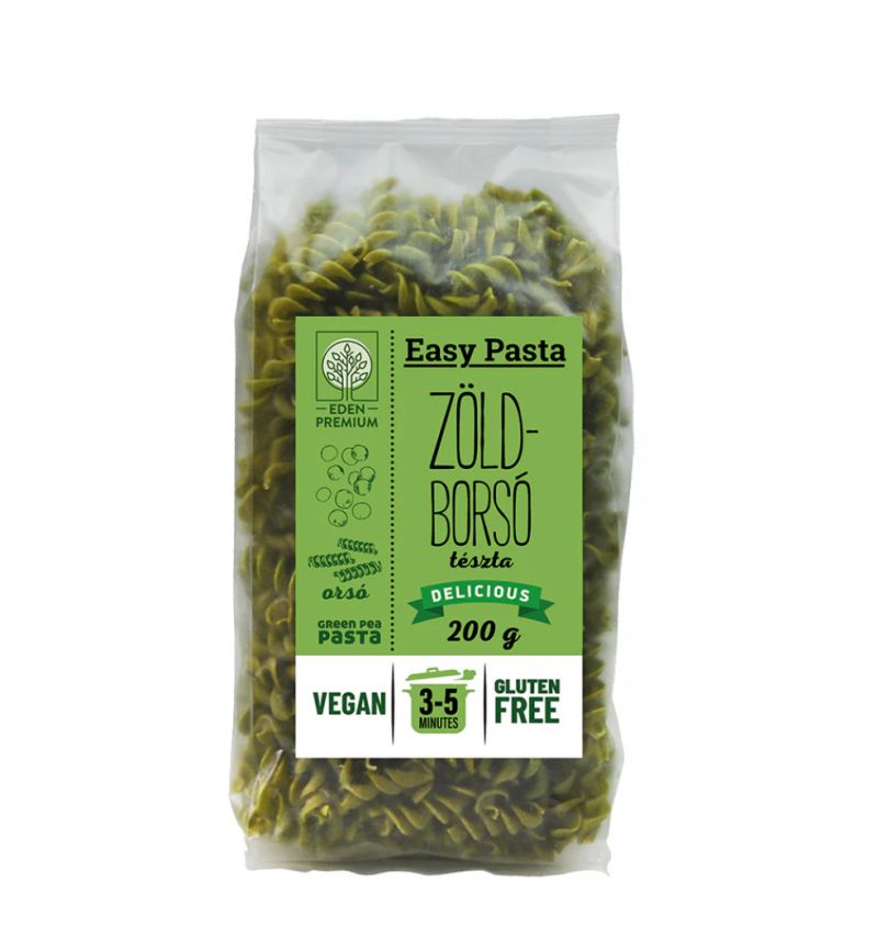 Éden Prémium Zöldborsó Tészta Orsó 200 g