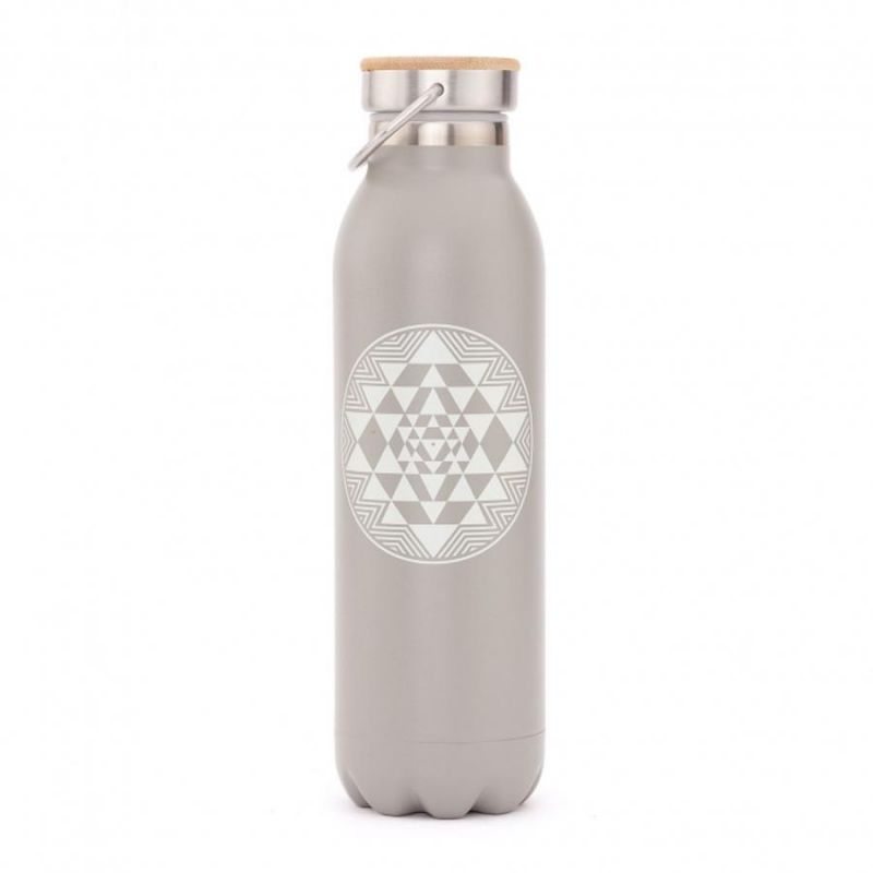 Fémkulacs - Yantra 600 ml - Szürke - Bodhi
