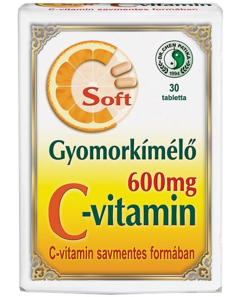 Dr. Chen Soft Gyomorkímélő C-vitamin 30 db