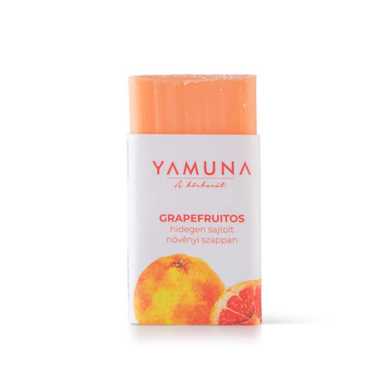 Yamuna hidegen sajtolt növényi szappan, grapefruit, 110g